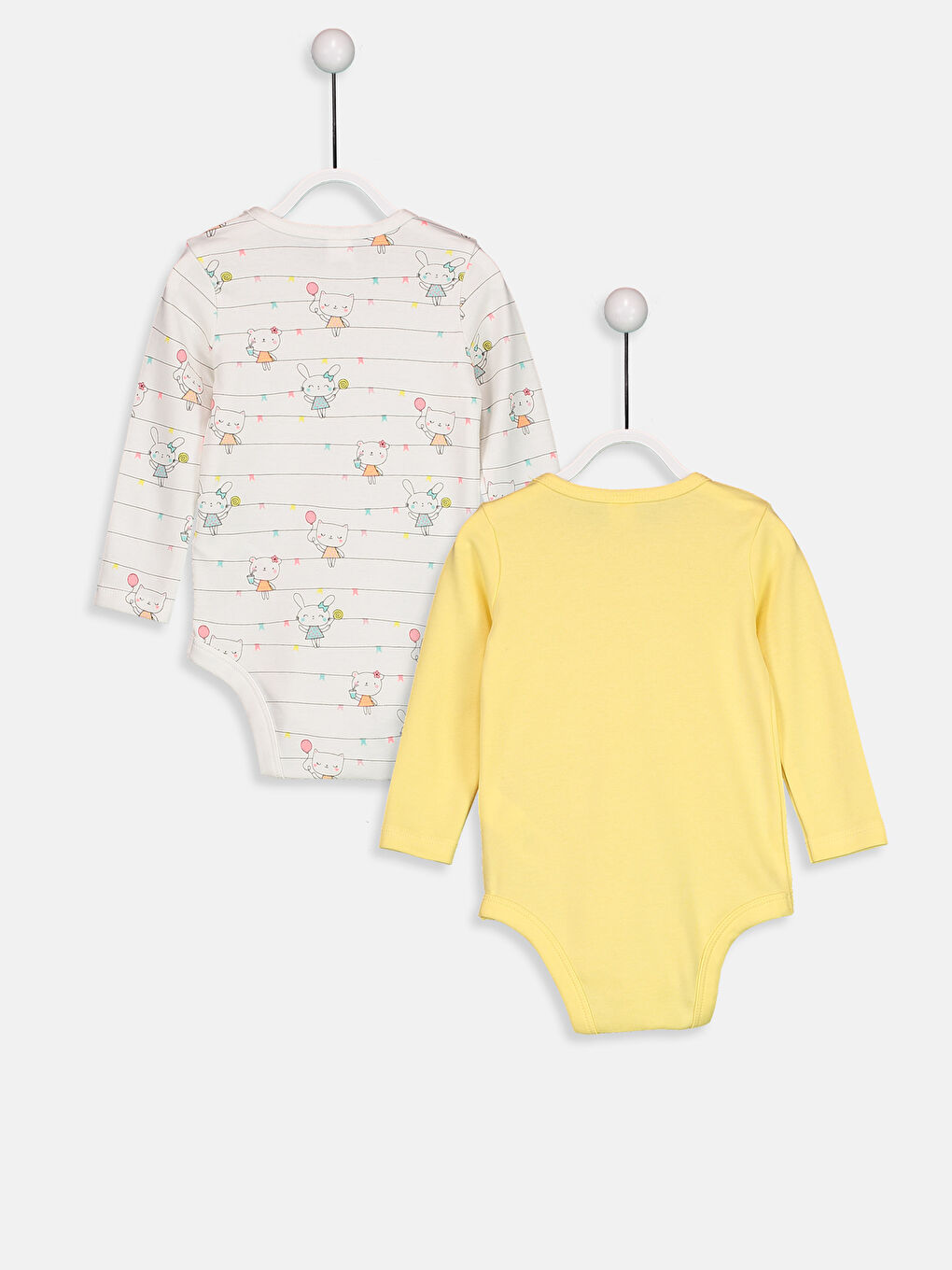 2-pack Baby Girl's Cotton Bodysuit-1