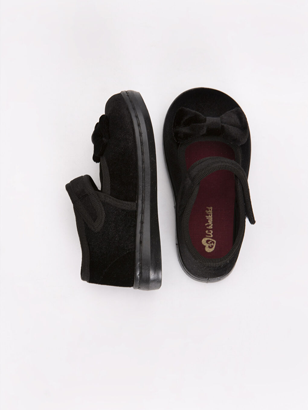 Baby-Mädchen SCHWARZ Pre-Walker-Schuhe-1