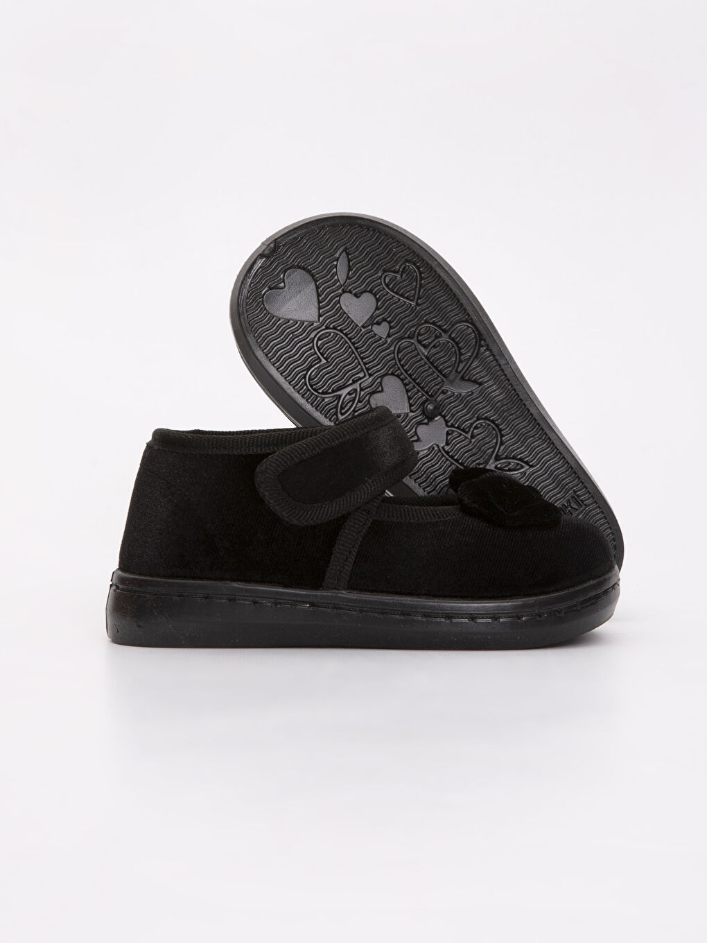 Baby-Mädchen SCHWARZ Pre-Walker-Schuhe-2