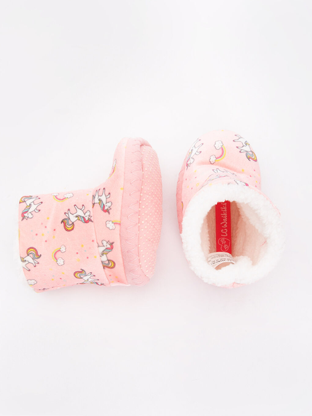 Pembe Baskılı Panduf-1