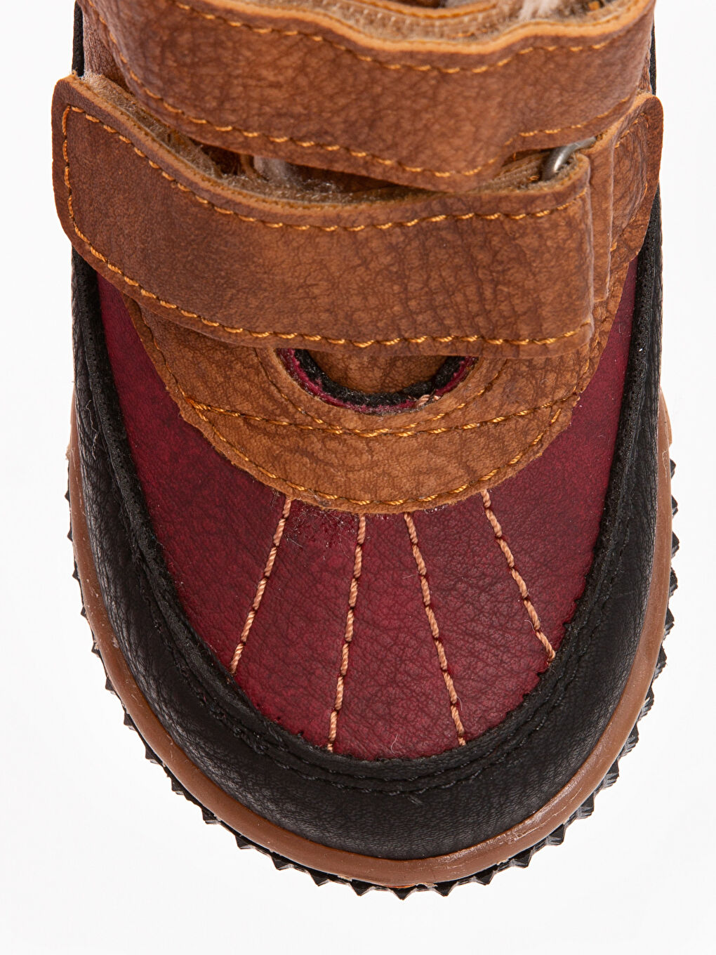 Kahverengi Erkek Bebek Kürk Astarlı Cırt Cırtlı Bot-4