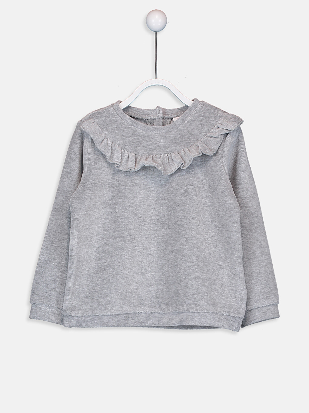 Baby Girl Grey Sweatshirt