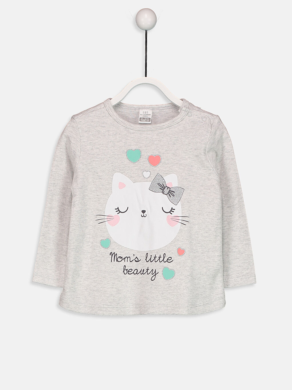 Beyaz Kız Bebek Pijama Takımı-1