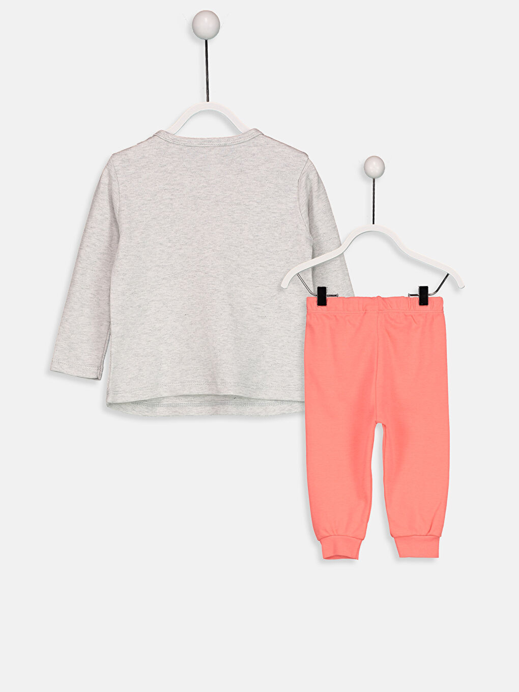 Beyaz Kız Bebek Pijama Takımı-2