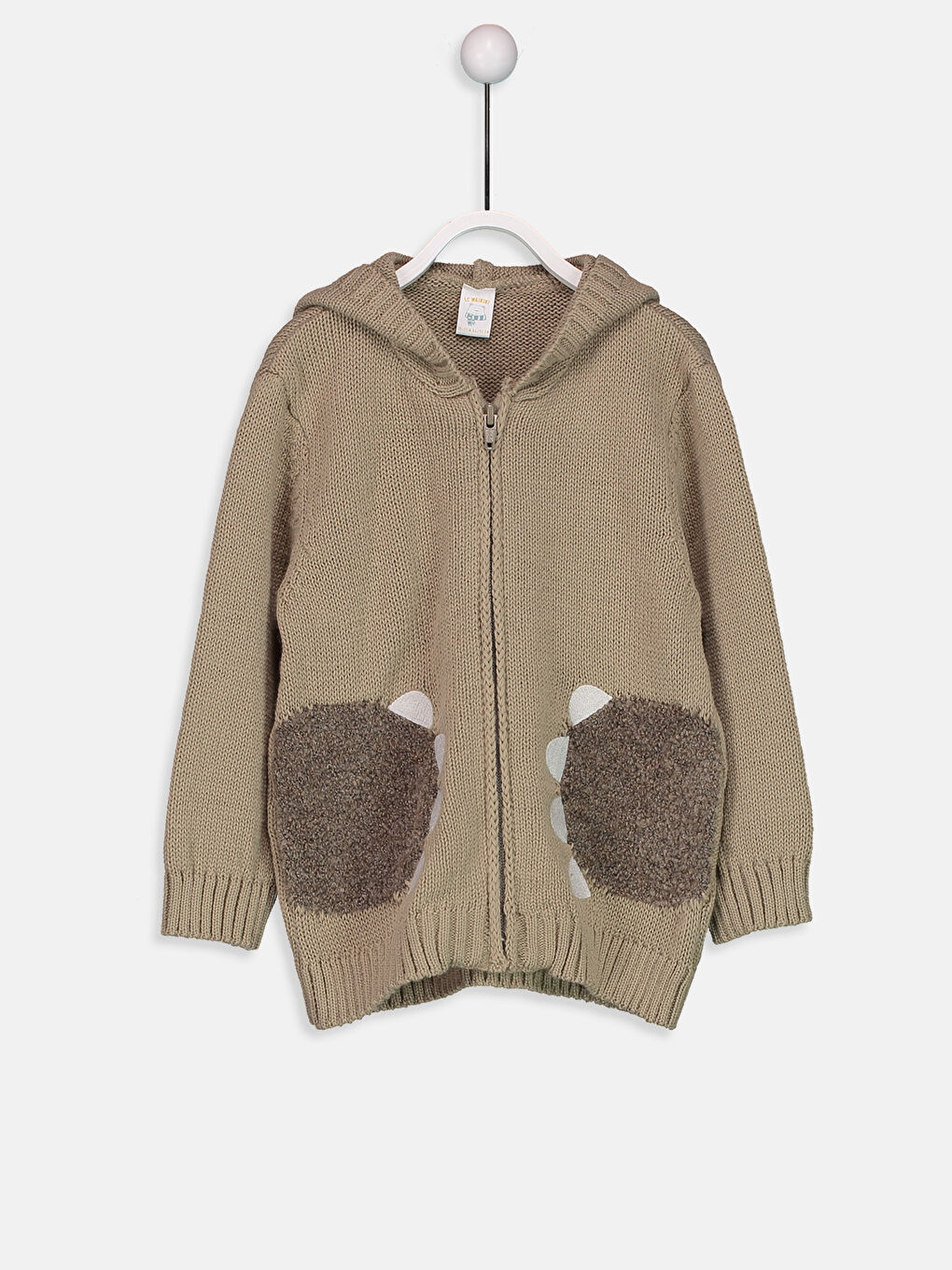Hooded Baby Boys' Cardigan
