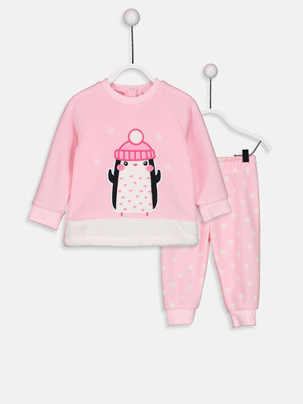 Ensemble de Pyjama Polaire pour Bébé Fille