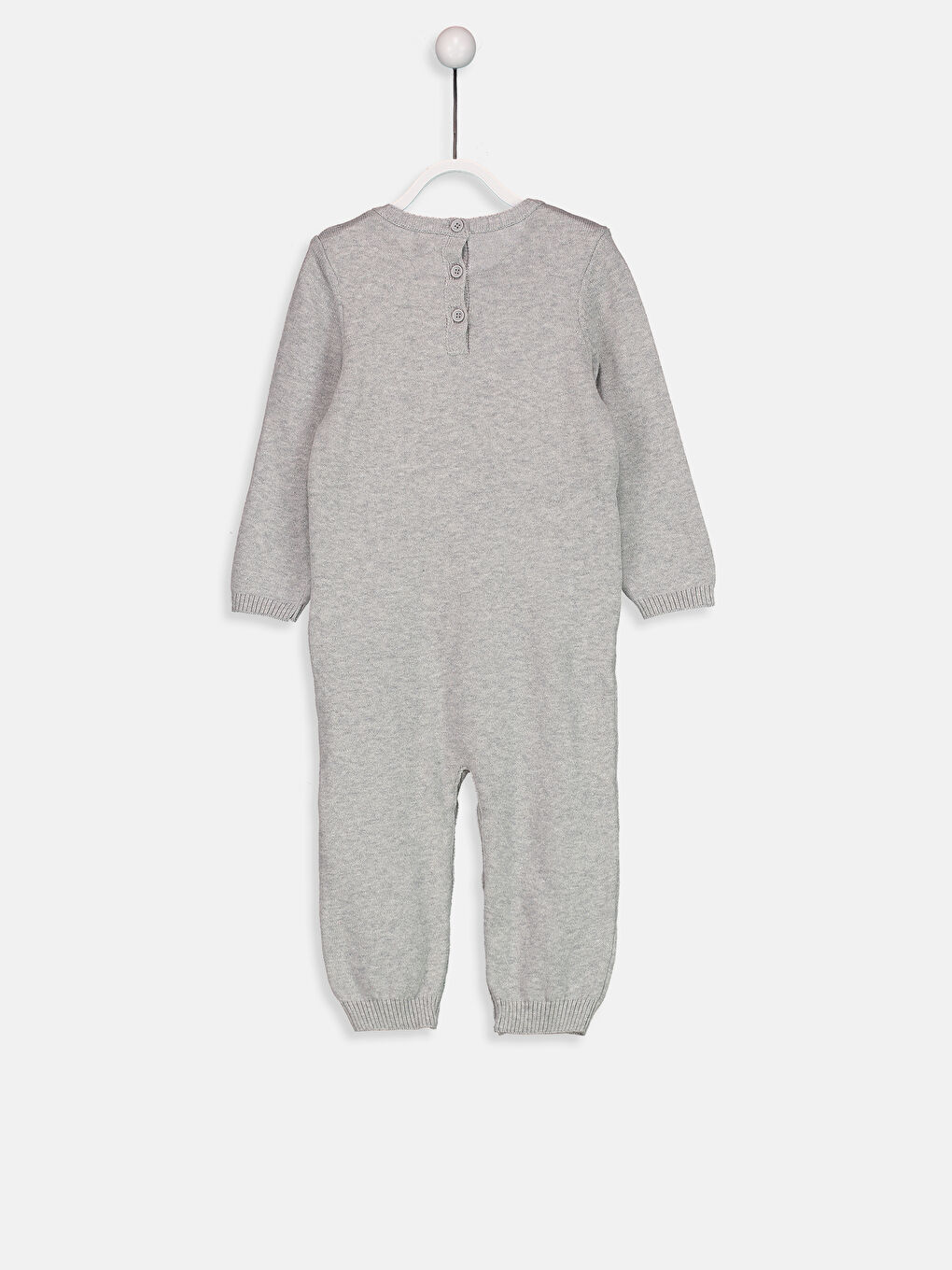 Малышки девочки Серый Комбинезон-1