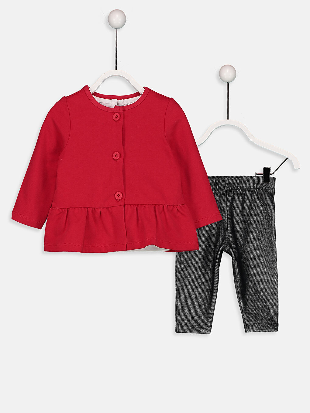 LCW baby Baby Girl WHITE Set -8WH459Z1-FFB
