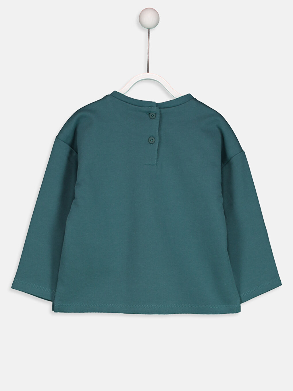 Baby Girl PETROL Sweatshirt-1