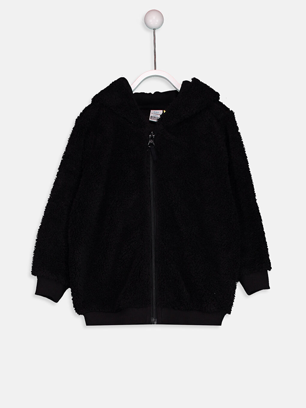 Baby Boy BLACK Zip-Up Sweatshirt-1