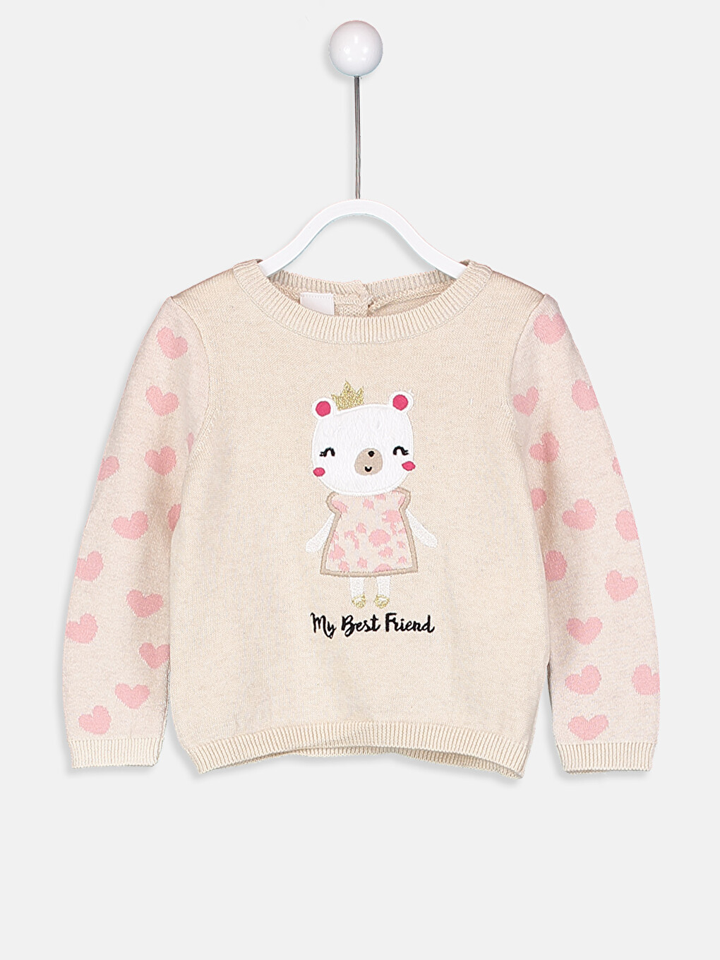 Pull-over Beige Bébé Fille