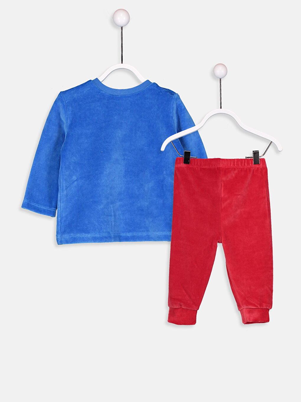 LCW baby Baby Boy Velvet Superman Pajamas Set -8WK122Z1-H9U