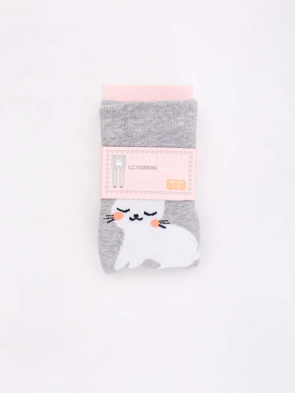 LCW baby Gri Melanj Külotlu Çorap - 8WL094Z1-CT3 | LCW