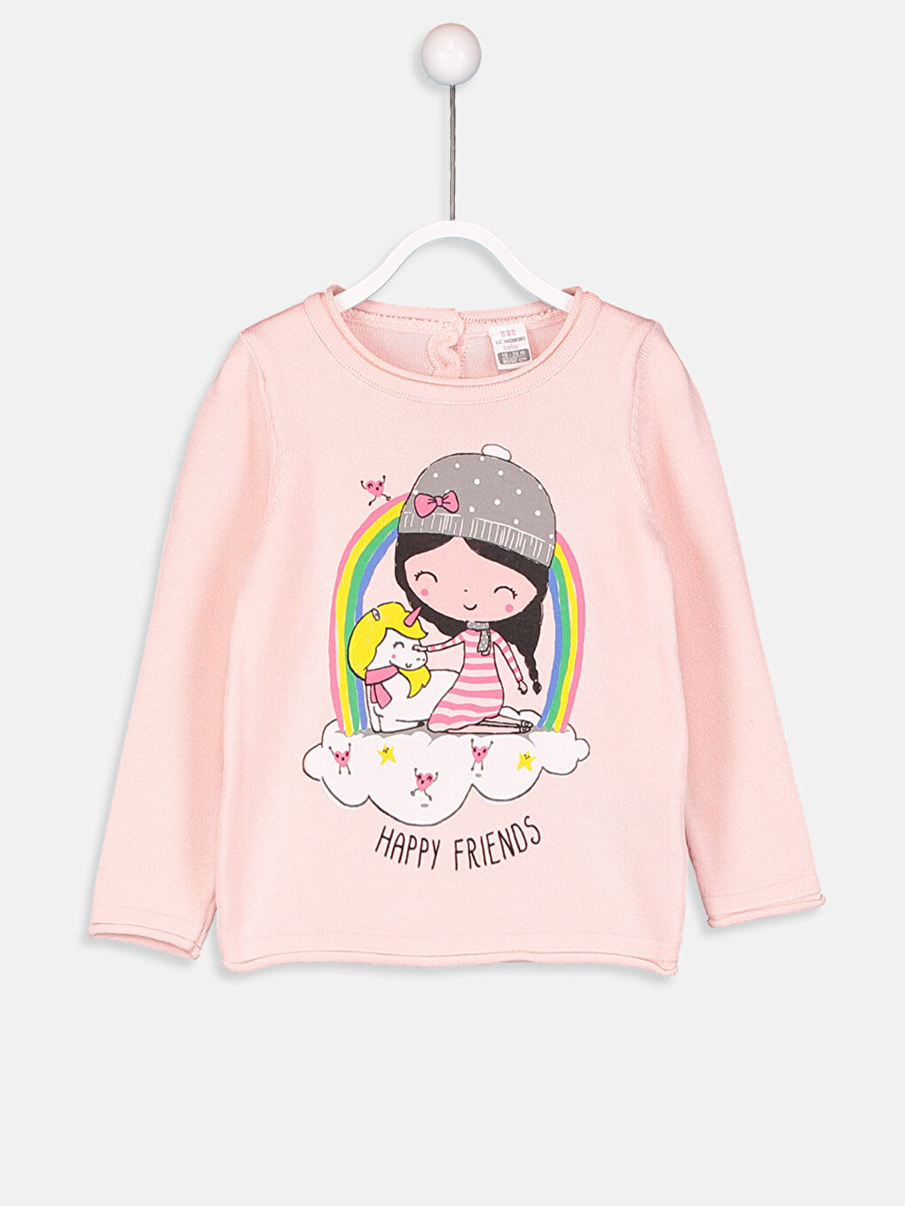 LCW baby Baby-Mädchen ROSA Pullover -8WL919Z1-FUT