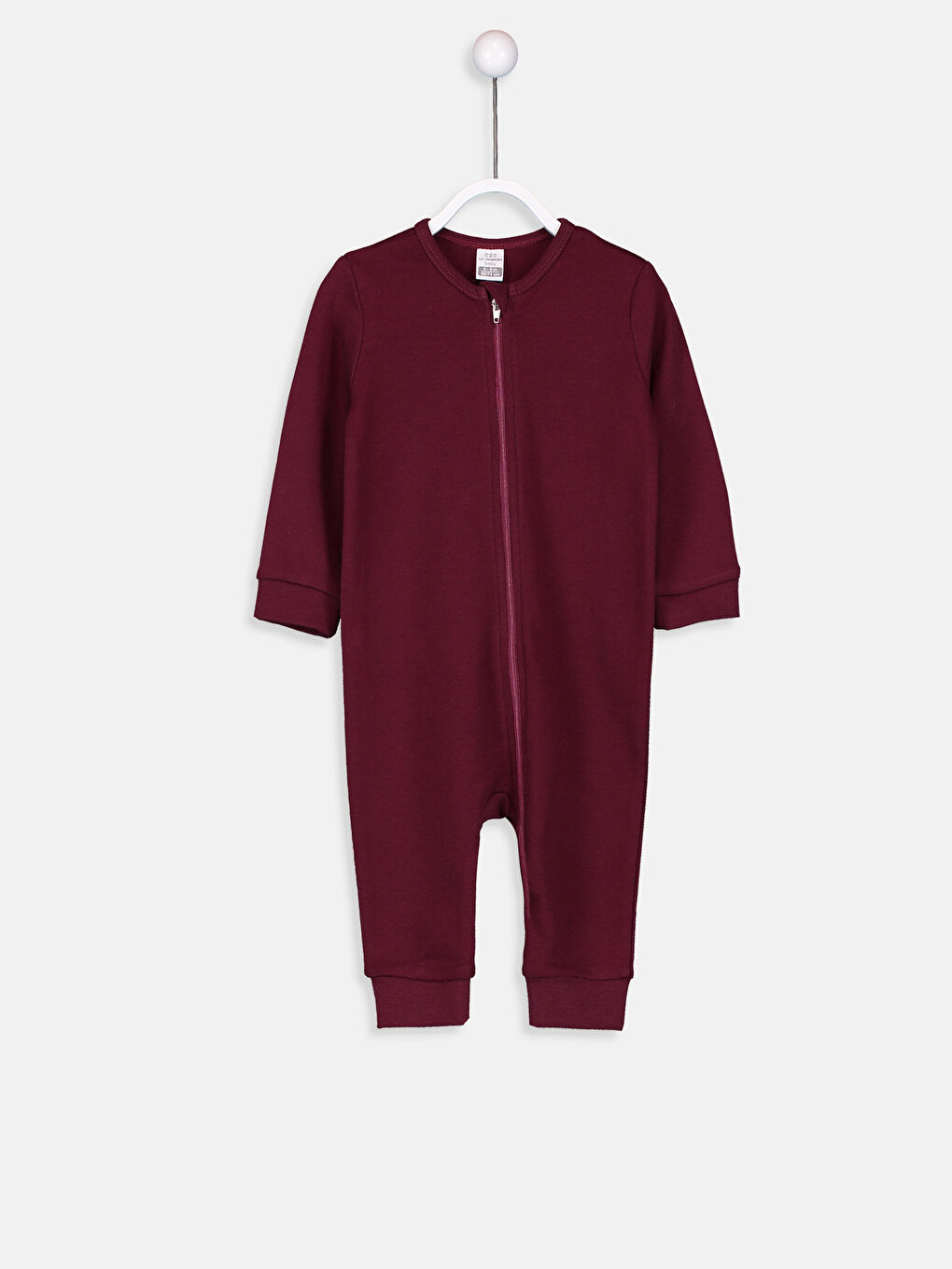 Combinaison ROUGE BORDEAUX Bébé garçon -1