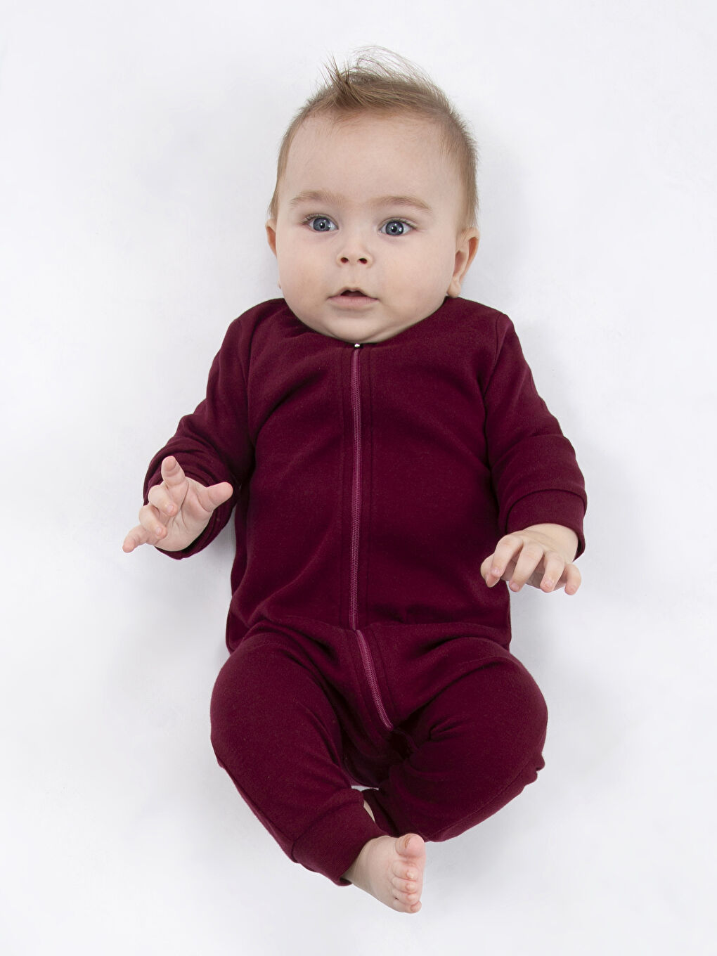 Combinaison ROUGE BORDEAUX Bébé garçon 