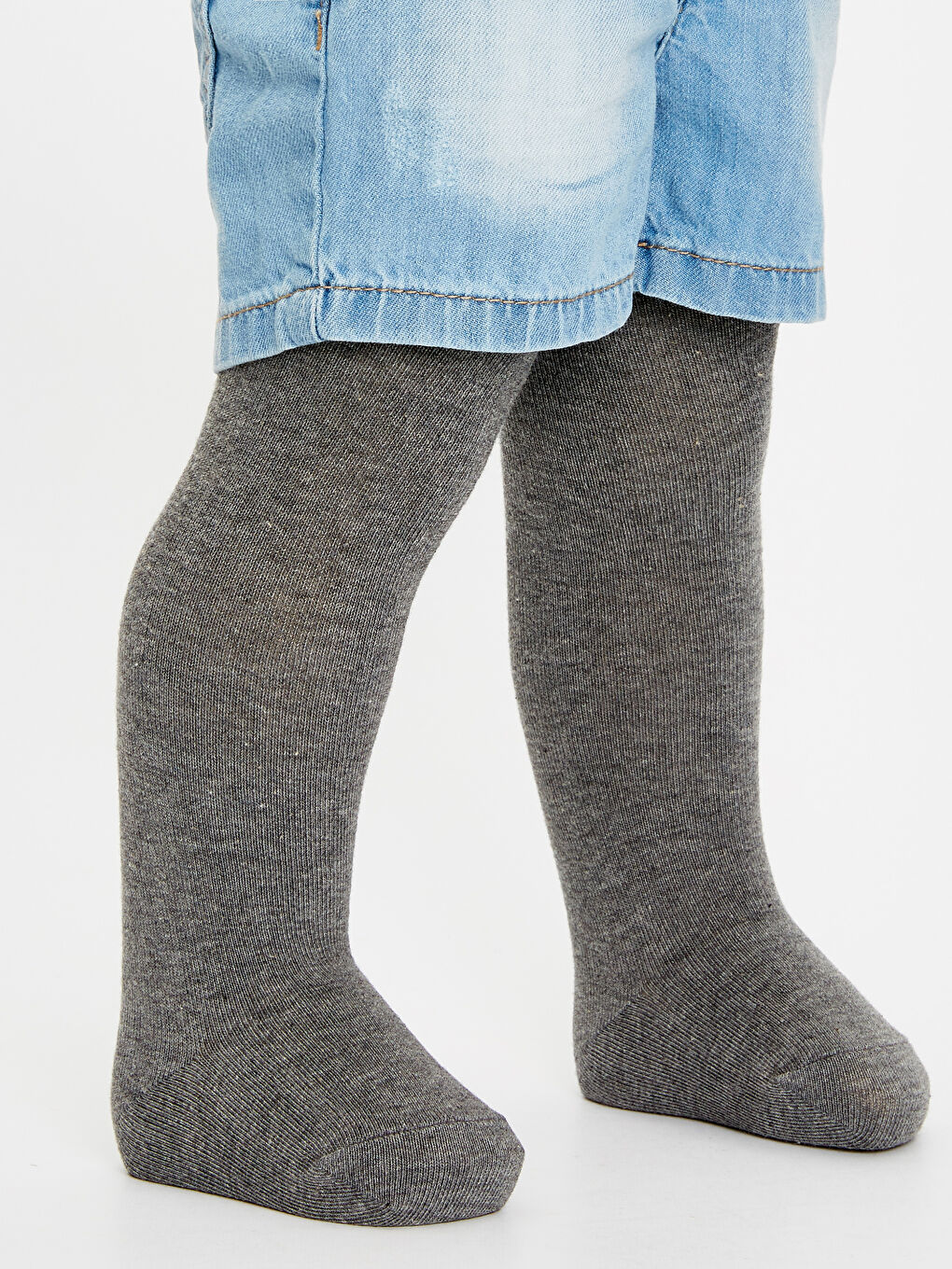 Karışık Renk İpliği Boyalı Külotlu Çorap-3