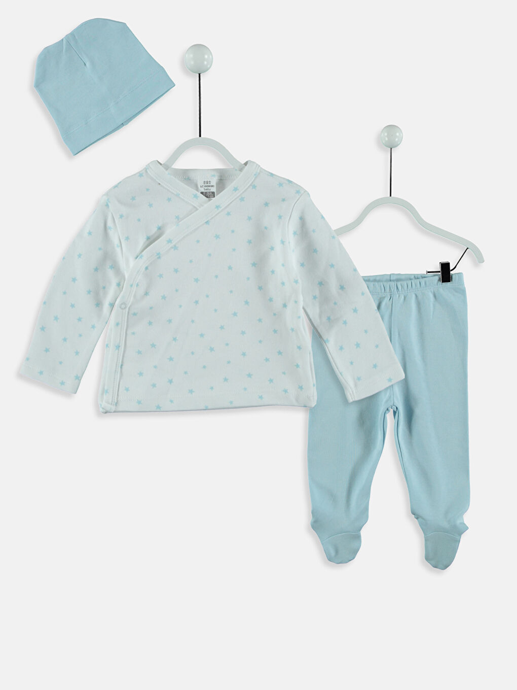 Унисекс Белый Комплект для новорожденного