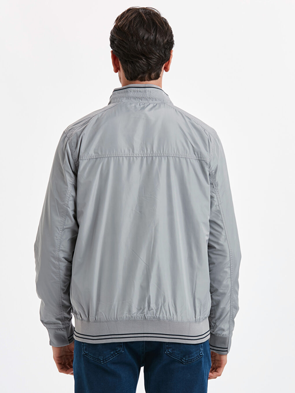 Пальто для чоловіків із звичайною посадкою та коміром-воронкою-3