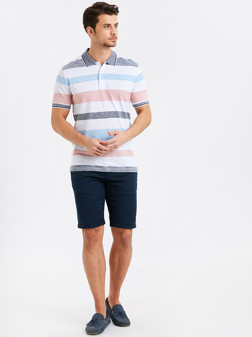 تيشيرت وردي رجل-2