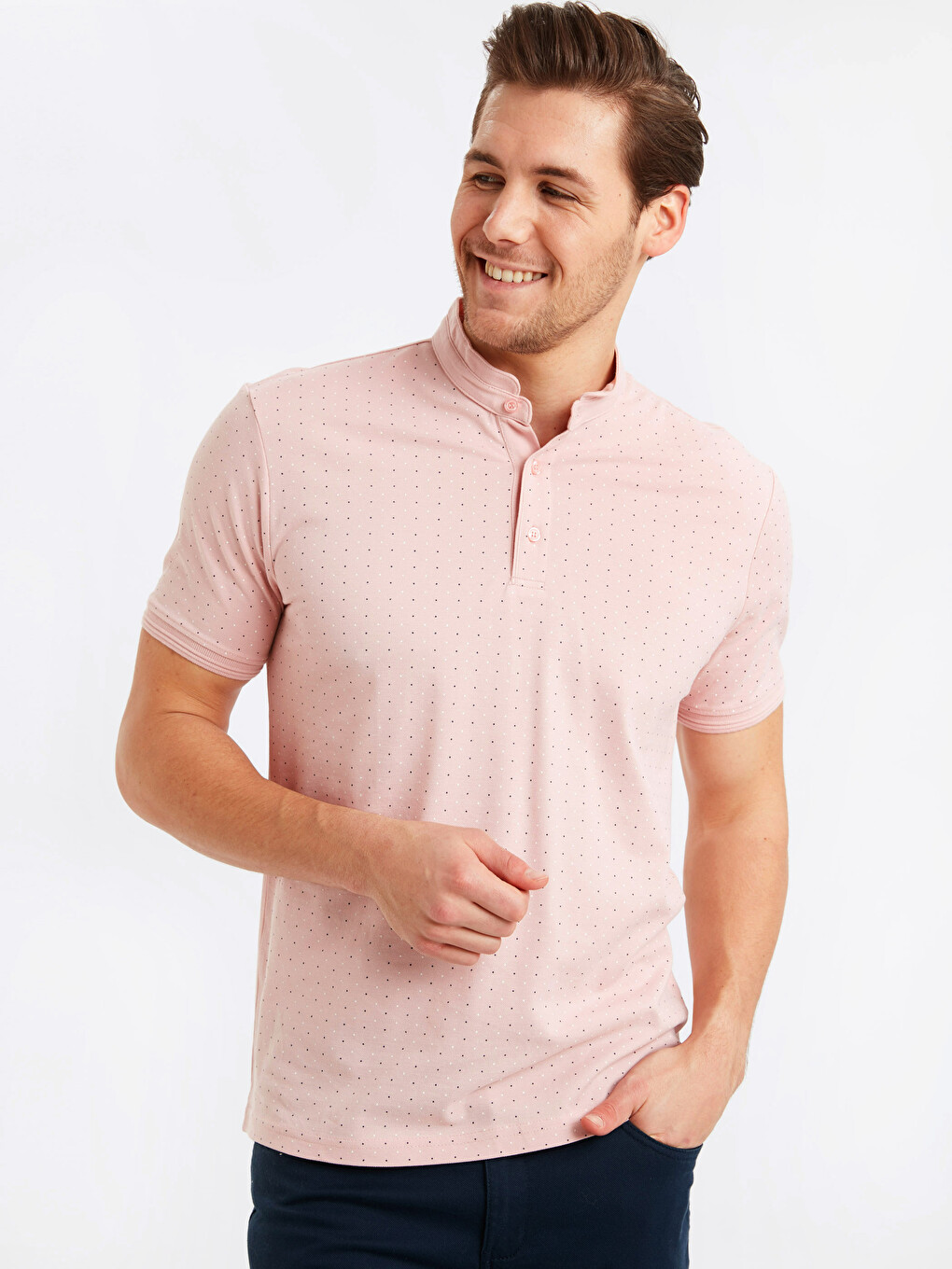 Man Pink T-shirt