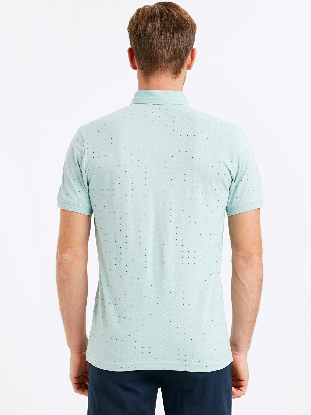 Mashkull Turkuaz T-shirt-1