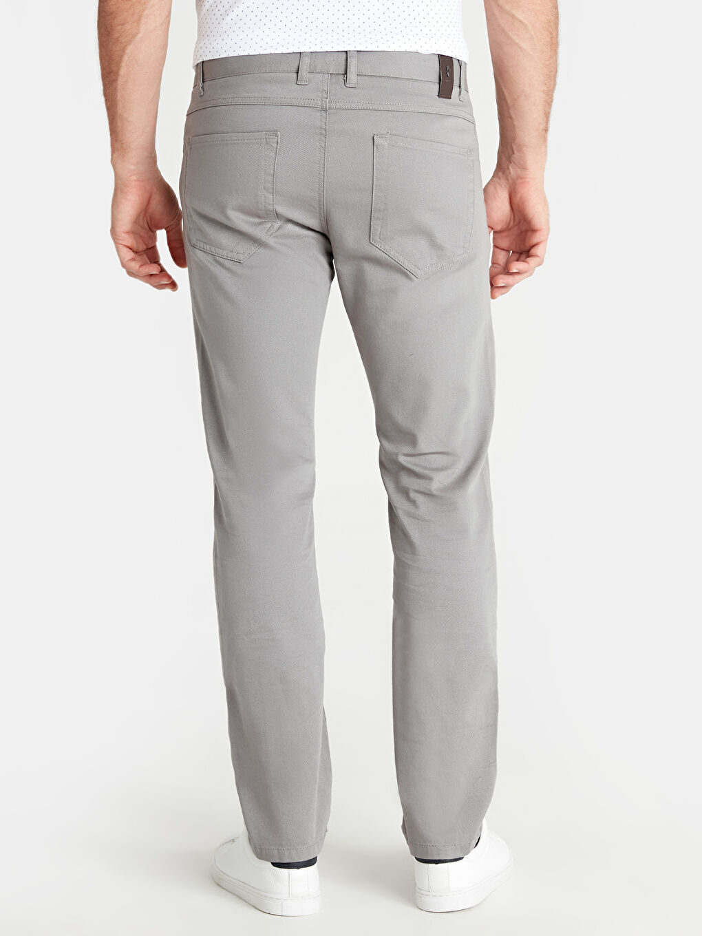 Pantalon chino GRIS Homme-2