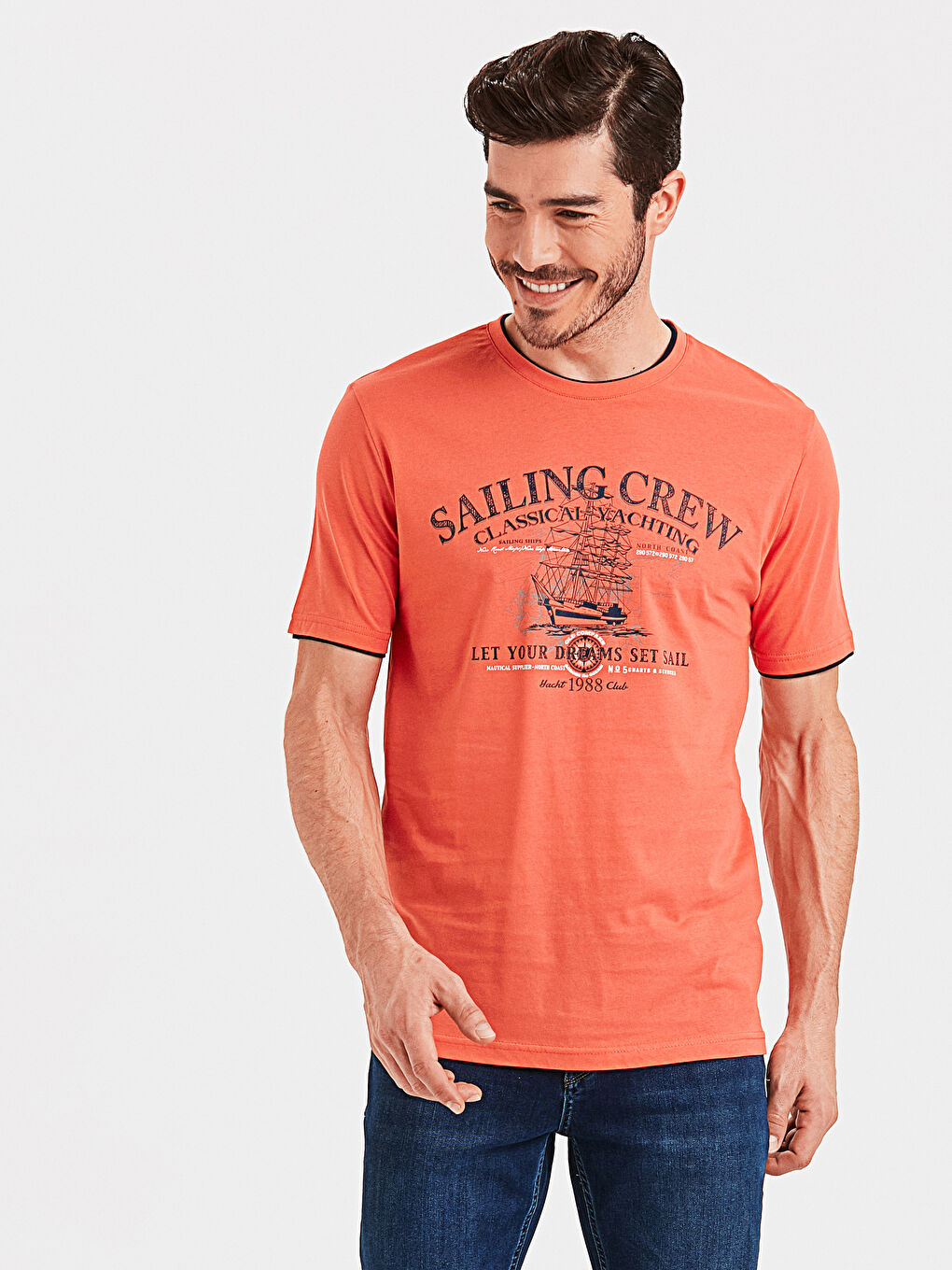 Koyu Mercan Tişört