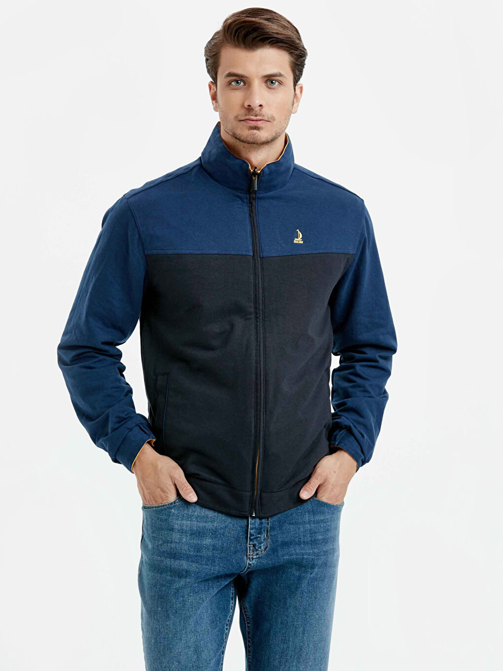 معطف اصفر رجال-1