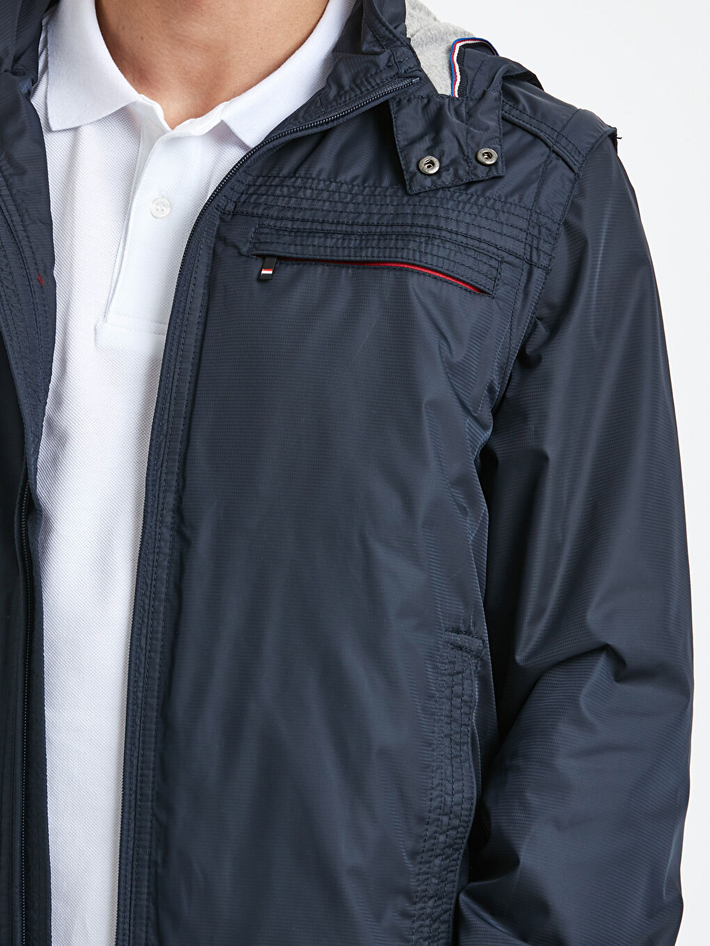 Чоловік ТЕМНО-СИНІЙ Пальто-6