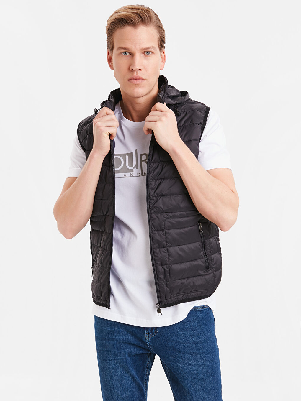 LCWAIKIKI Classic Man BLACK Waistcoat -9S0505Z8-CVL