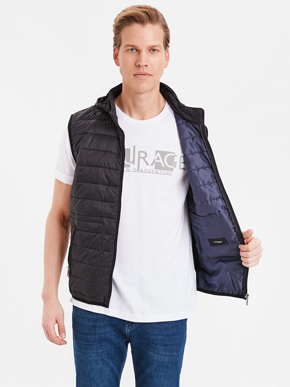 LCWAIKIKI Classic Man BLACK Waistcoat -9S0505Z8-CVL