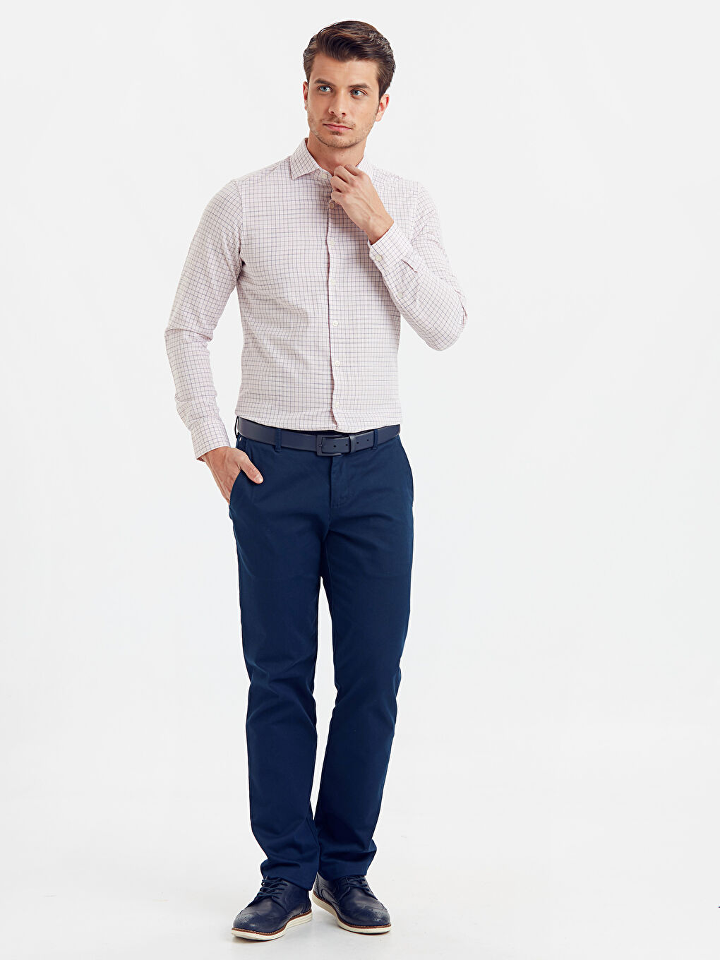 LCWAIKIKI Classic Man PINK Shirt -9S0541Z8-E7U