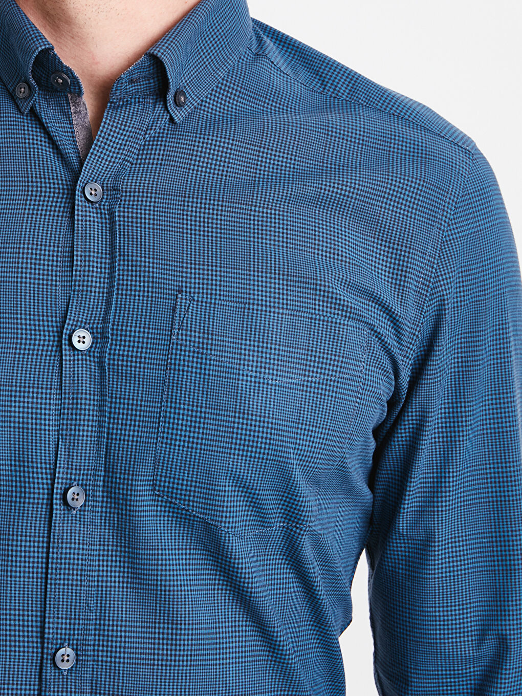 قميص نيلي راجل-3