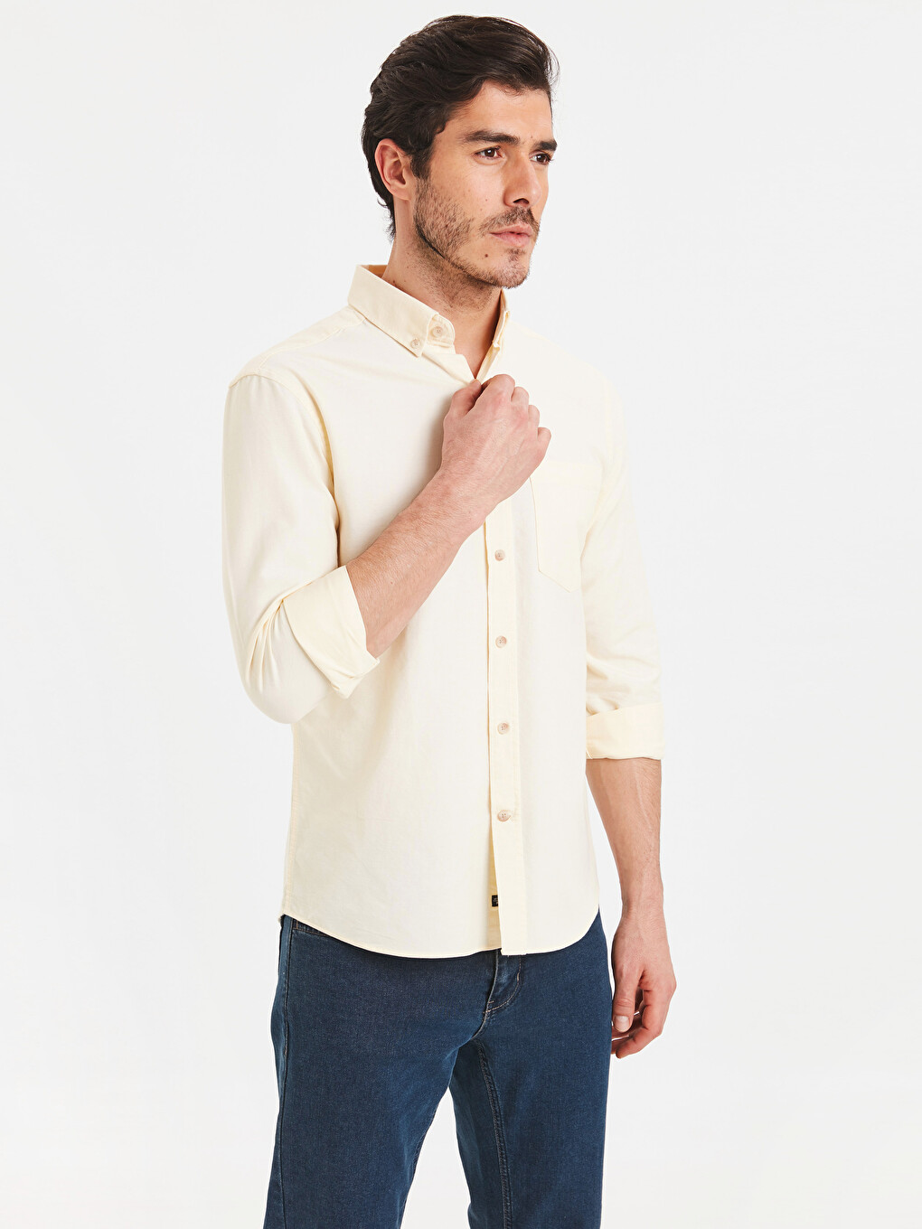 Regular Fit Long Sleeve Oxford Shirt