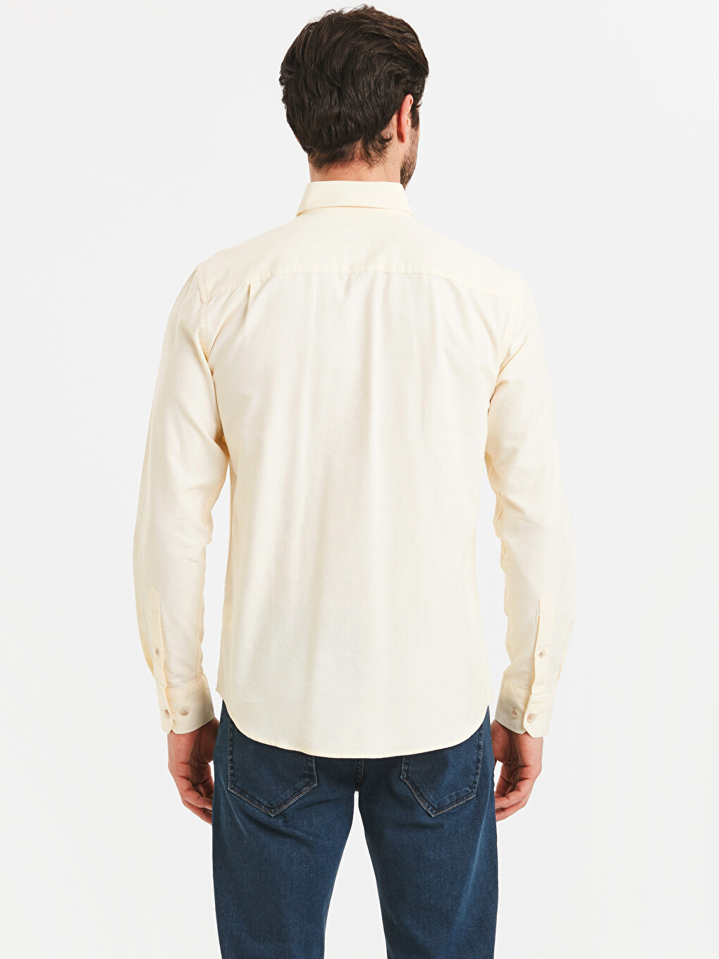 Regular Fit Long Sleeve Oxford Shirt-1