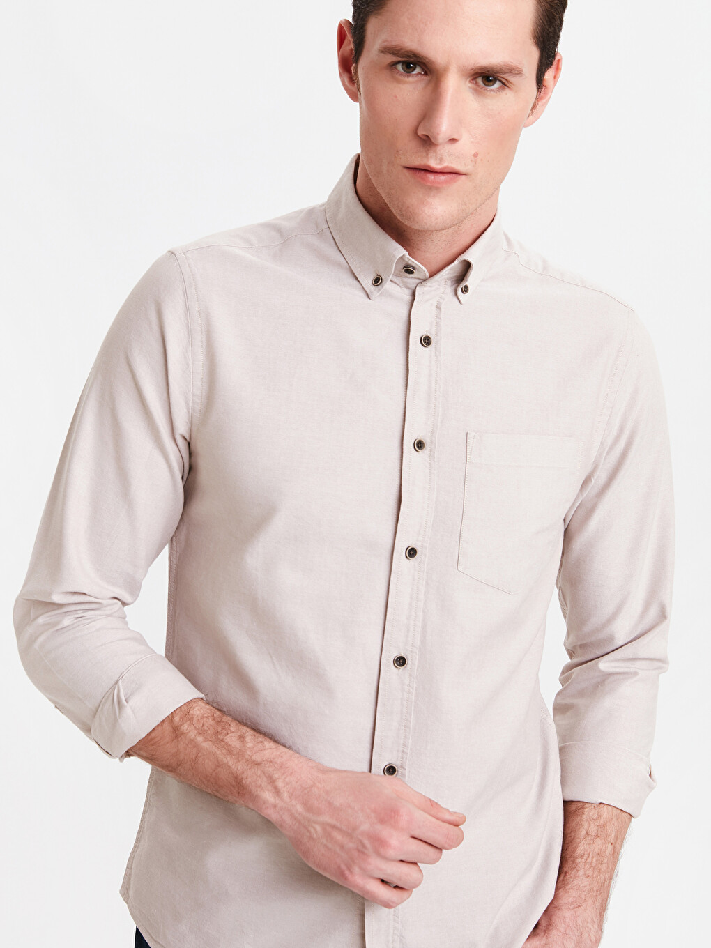 Regular Fit Long Sleeve Oxford Shirt