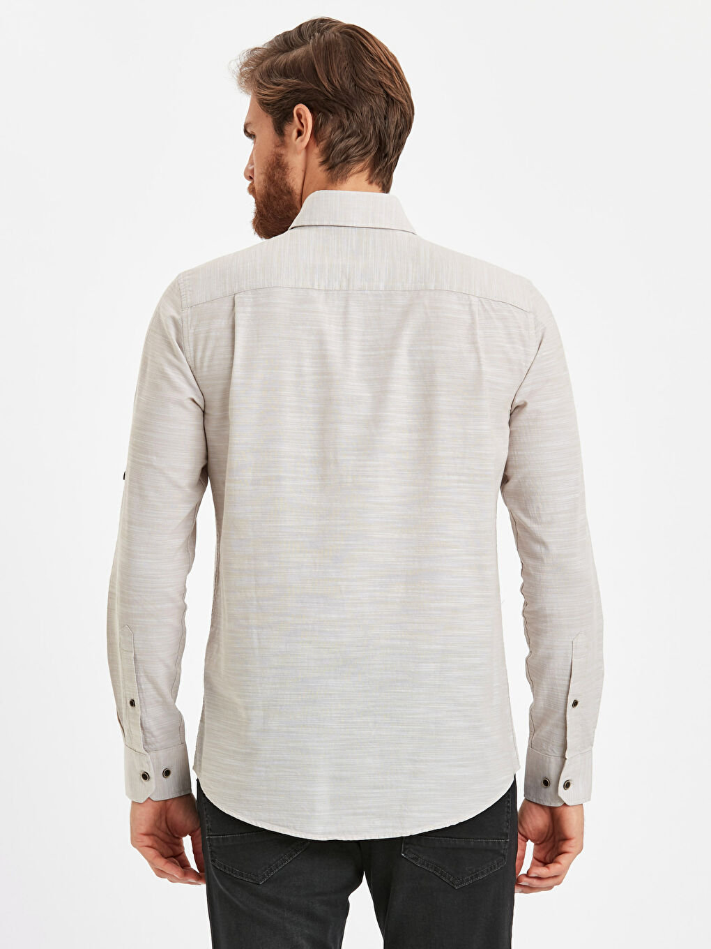 Chemise BEIGE Homme-1