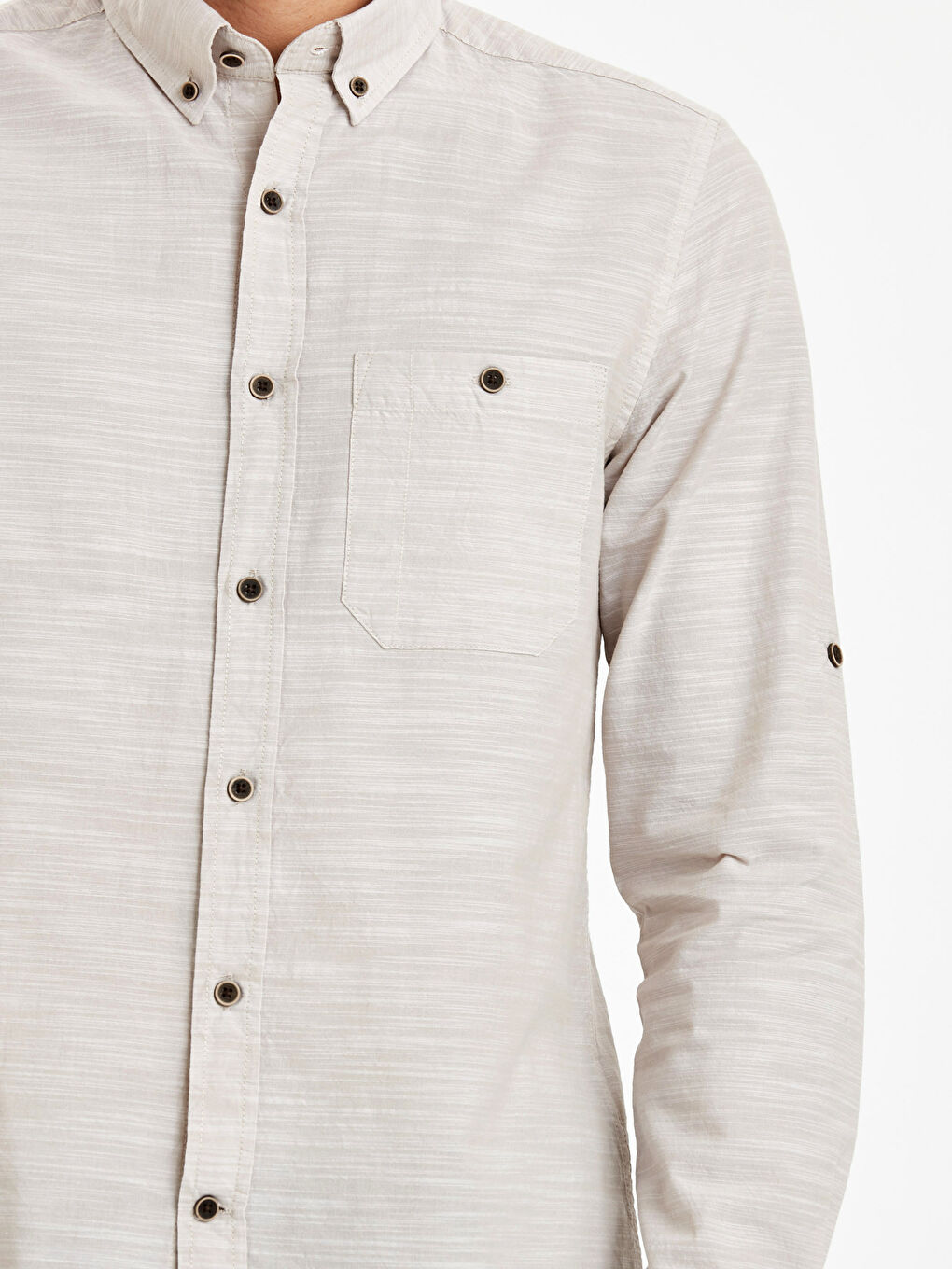 Chemise BEIGE Homme-3