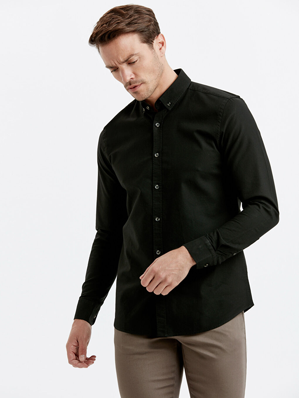 قميص اسود رجال