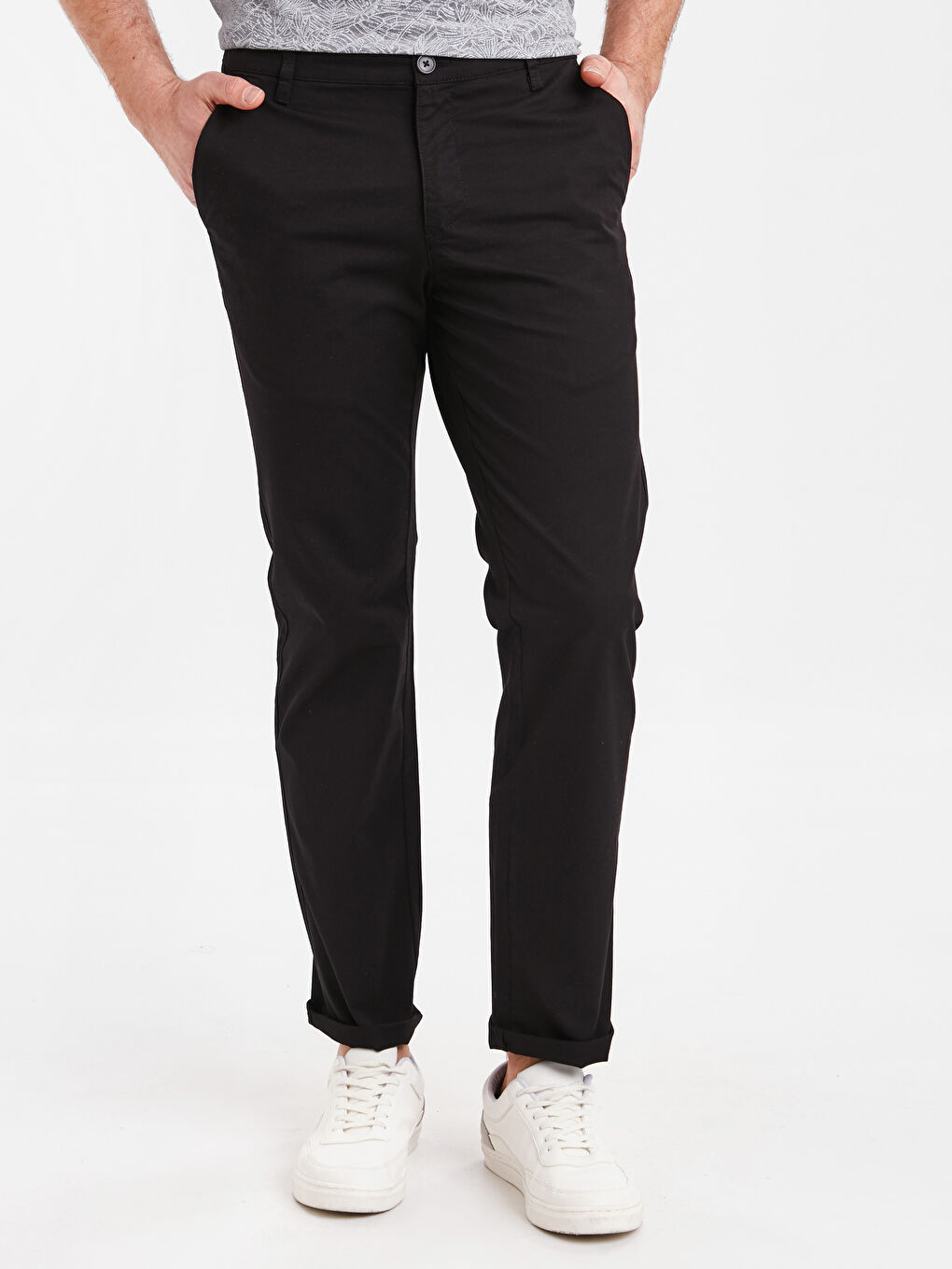 Yeni Siyah Chino Pantolon-1