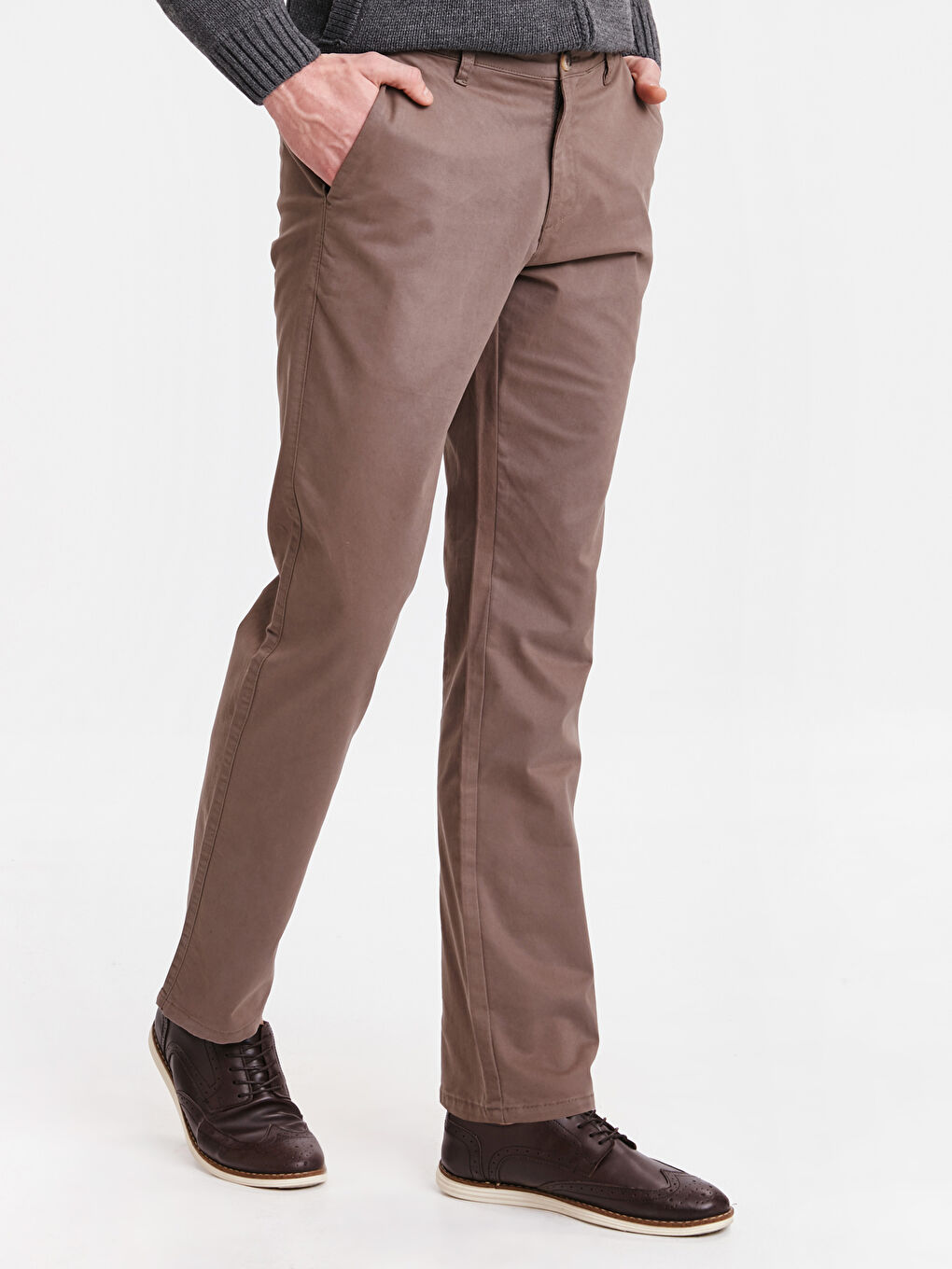 Kahverengi Chino Pantolon-1