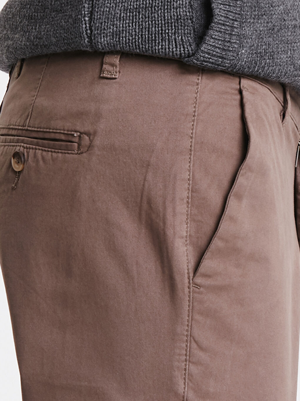 Kahverengi Chino Pantolon-3