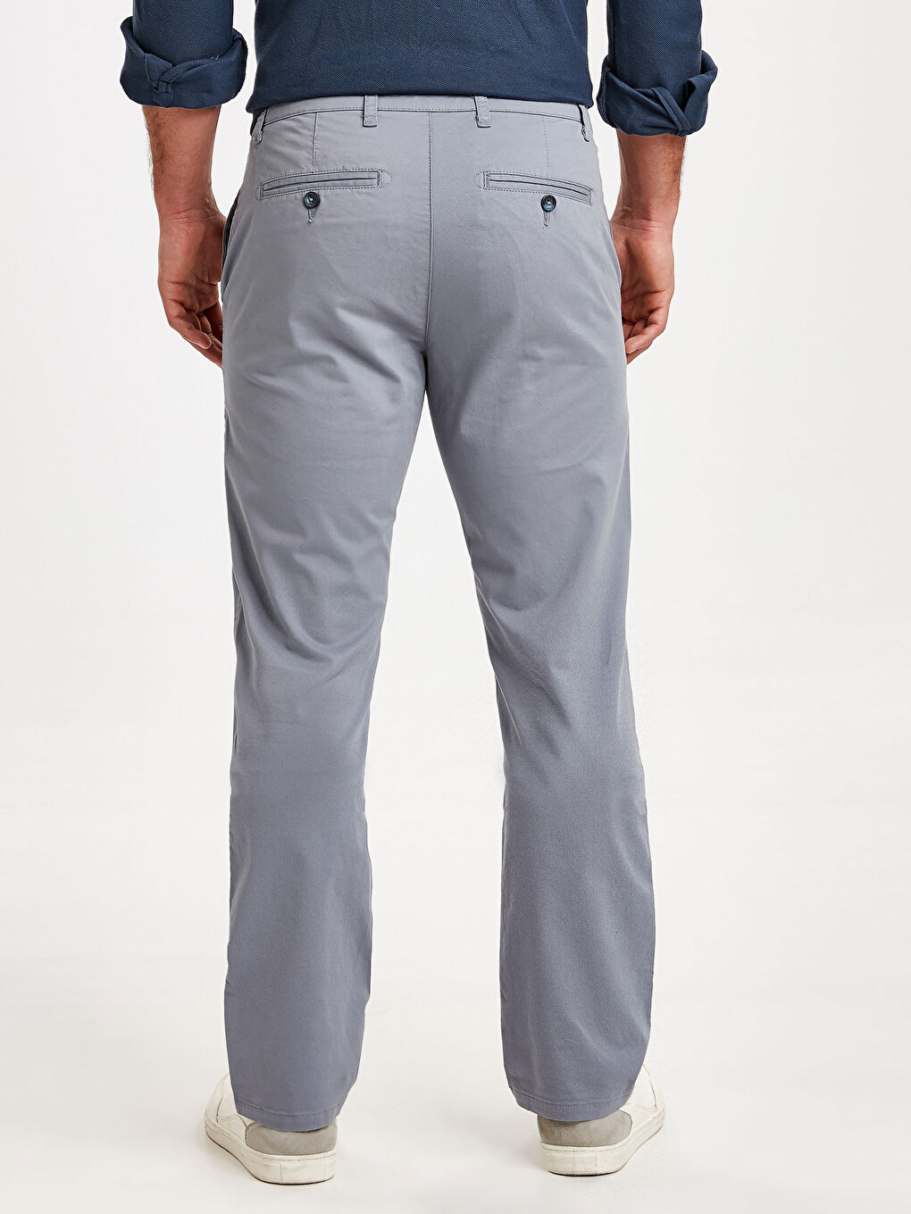 Pantalon chino GRIS Homme-2