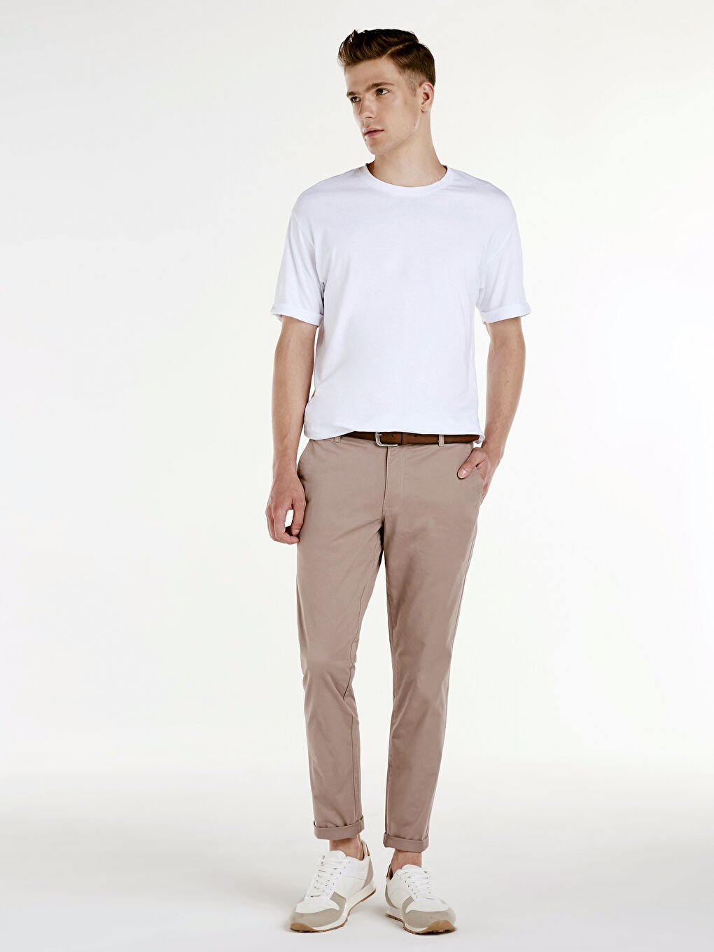 LC Waikiki Man BEIGE Chino Trousers -9S1106Z8-MQ2