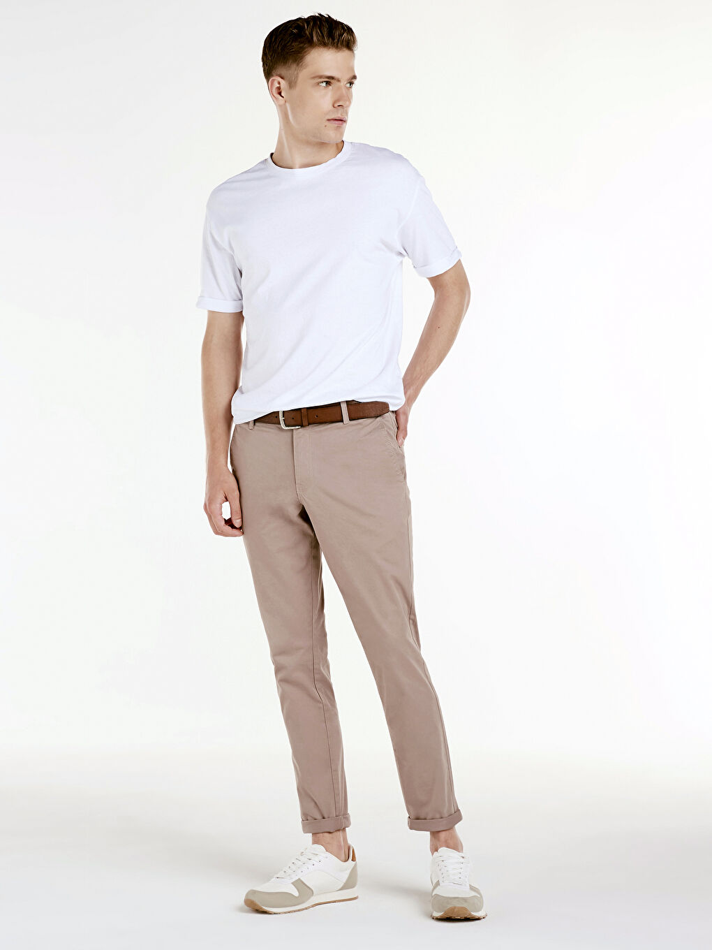 LC Waikiki Man BEIGE Chino Trousers -9S1106Z8-MQ2