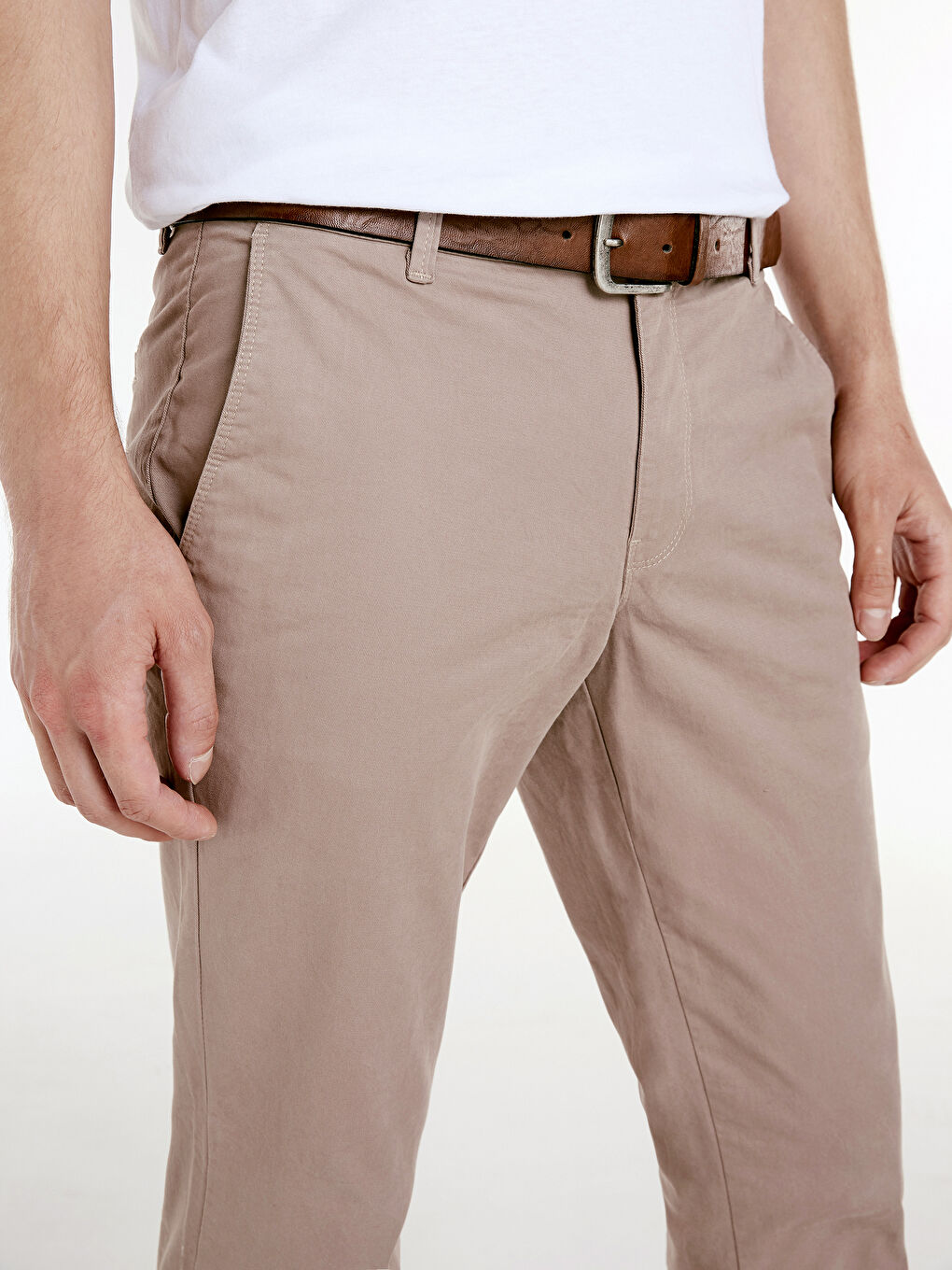 LC Waikiki Man BEIGE Chino Trousers -9S1106Z8-MQ2
