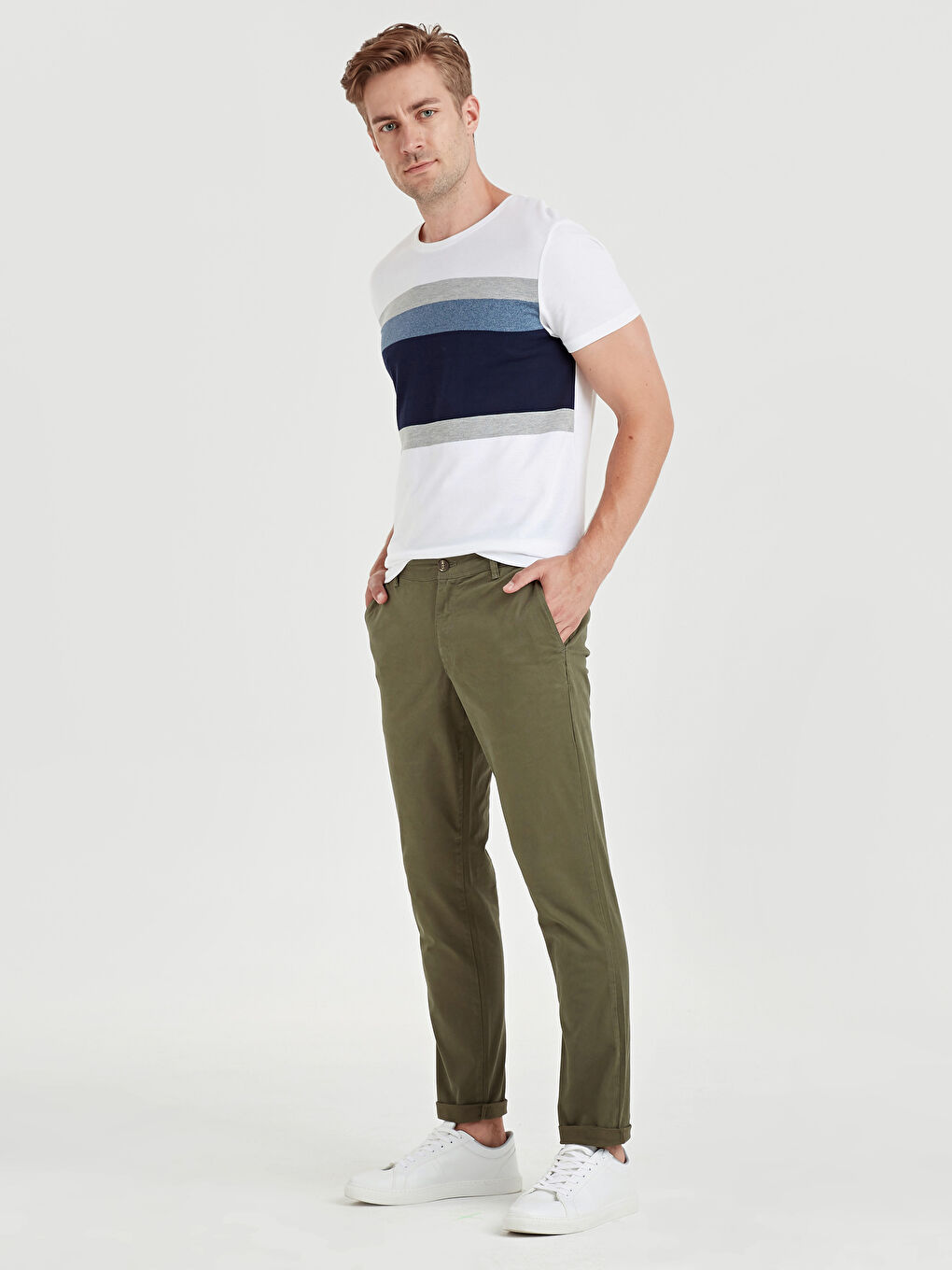 Man KHAKI Chino Trousers