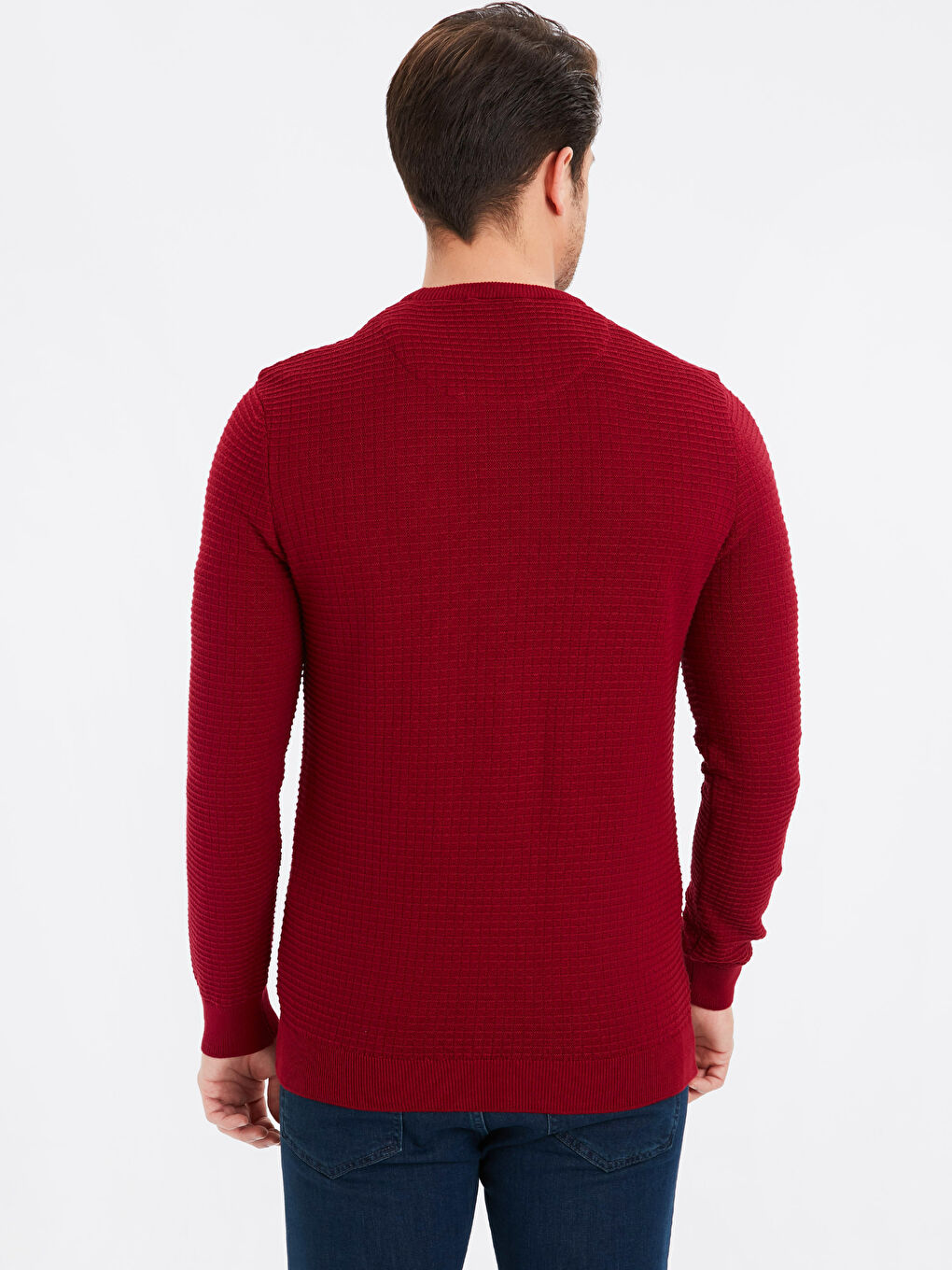 LC Waikiki Man RED Sweater -9S1133Z8-EFX