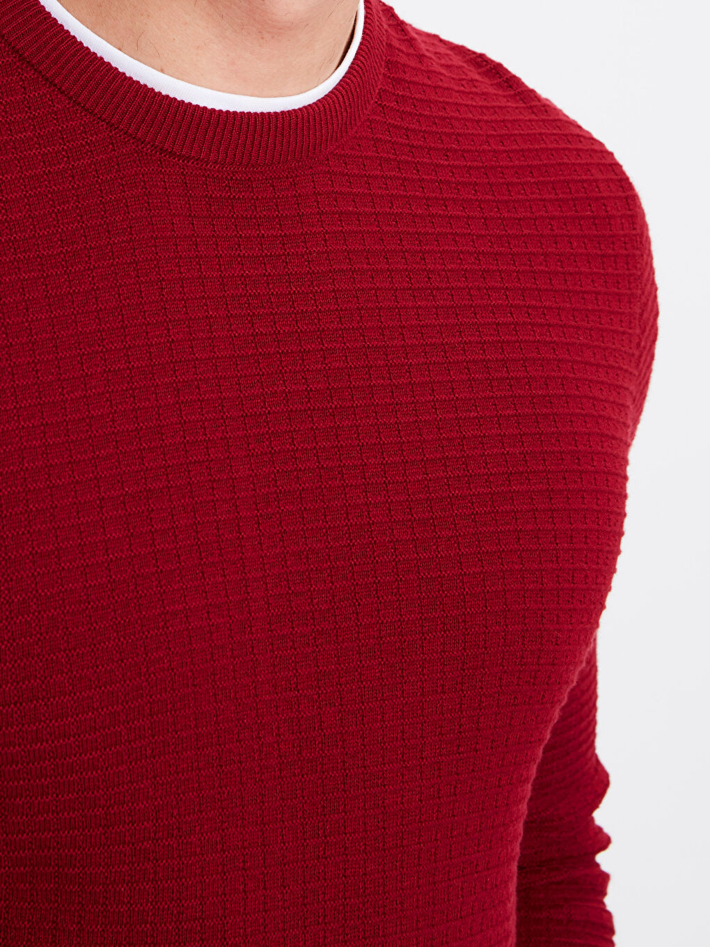 LC Waikiki Man RED Sweater -9S1133Z8-EFX